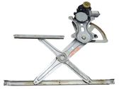 Rear door window regulator with motor
