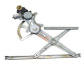 Rear door window regulator with motor