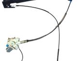 Front door window regulator with motor