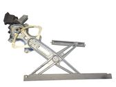 Front door window regulator with motor