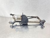 Front wiper linkage and motor