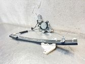 Rear door window regulator with motor
