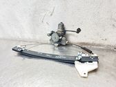 Rear door window regulator with motor