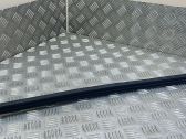 Front door glass trim molding