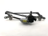 Front wiper linkage and motor