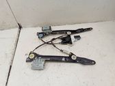 Rear door window regulator with motor