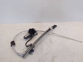 Rear door window regulator with motor