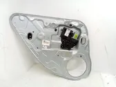 Rear door window regulator with motor