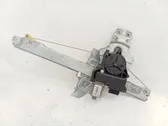 Rear door window regulator with motor