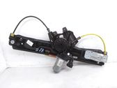 Rear door window regulator with motor