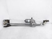 Front wiper linkage and motor