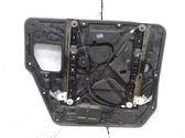 Rear door window regulator with motor