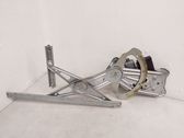 Rear door window regulator with motor