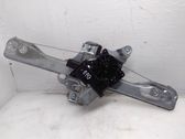 Rear door window regulator with motor