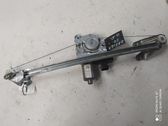 Rear door window regulator with motor
