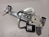 Rear door window regulator with motor