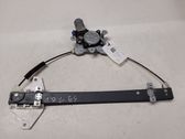 Rear door window regulator with motor