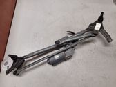 Front wiper linkage and motor