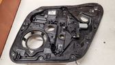 Rear door window regulator with motor