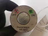 Passenger airbag on/off switch