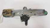 Rear door window regulator with motor