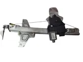 Rear door window regulator with motor