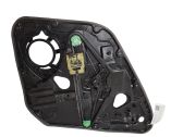 Rear window lifting mechanism without motor