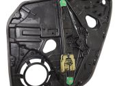 Rear window lifting mechanism without motor