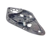 Rear door window regulator with motor
