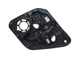 Rear door window regulator with motor