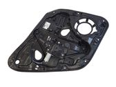 Rear door window regulator with motor