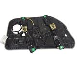 Front window lifting mechanism without motor