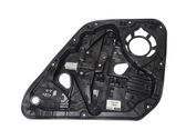 Rear door window regulator with motor