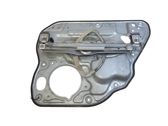 Rear window lifting mechanism without motor