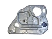 Rear window lifting mechanism without motor