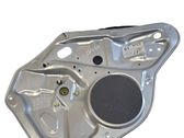 Rear window lifting mechanism without motor