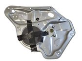 Rear window lifting mechanism without motor