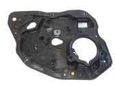 Rear window lifting mechanism without motor