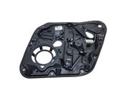 Rear door window regulator with motor