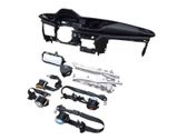 Airbag set with panel