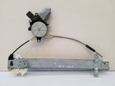 Rear door window regulator with motor