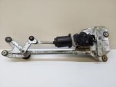 Front wiper linkage and motor