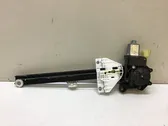 Rear door window regulator with motor