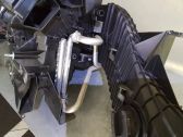 Interior heater climate box assembly housing