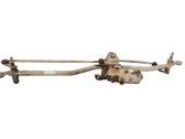 Front wiper linkage and motor