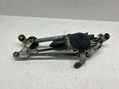 Front wiper linkage and motor