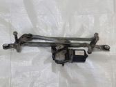 Front wiper linkage and motor