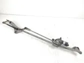 Front wiper linkage and motor