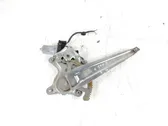 Rear door window regulator with motor