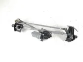 Front wiper linkage and motor